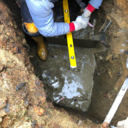 Construction d'un Mur de Soutènement en Blocs de Béton pour un Terrain en Pente Marly-le-Roi